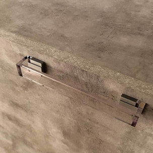 Letto a scomparsa singolo orizzontale Kando Sofà Cemento (ALESSIA 20)