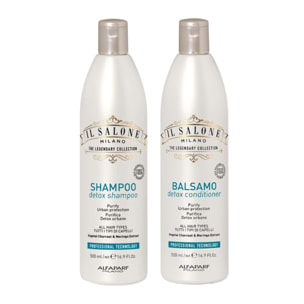 ALFAPARF MILANO Kit Il Salone Detox Shampoo 500ml + Conditioner 500ml