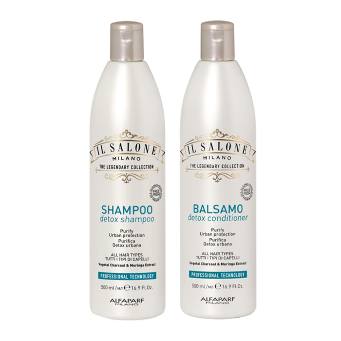 ALFAPARF MILANO Kit Il Salone Detox Shampoo 500ml + Conditioner 500ml