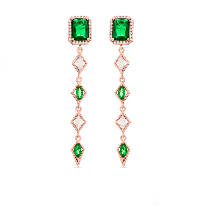 Pendientes Lux by Lux acabadoss en oro 18K