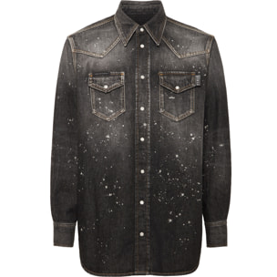 PHILIPP PLEIN Camisa vaquera Ls