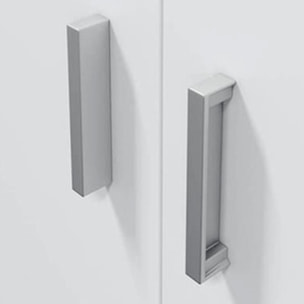 Scarpiera a 2 Ante Mobile Portascarpe Mobiletto Capiente fino a 30 Paia con 6 Ripiani + Base Design Moderno per Ingresso Camera 75x36x101 Cm Bianco