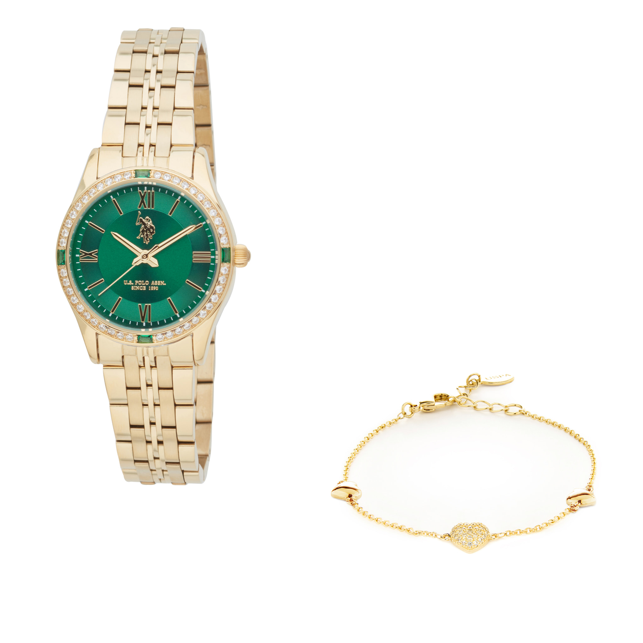 Cofanetto orologio e bracciale U.S. Polo Assn.