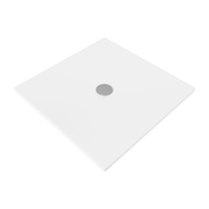 by Kaldewei Receveur de douche carré 80x80 cm acier émaillé, blanc (SATSVFEEL80Q)