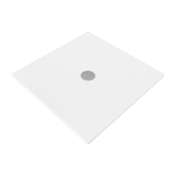 by Kaldewei Receveur de douche carré 80x80 cm acier émaillé, blanc (SATSVFEEL80Q)