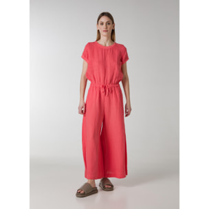 DEHA - Tuta intera LINEN JUMPSUIT in Lino per donna