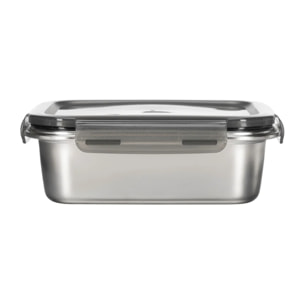 Lot de 5 boîtes rectangulaires en inox (650, 1300, 5000 ml)