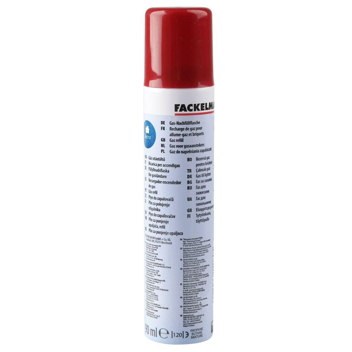 Lot de 2 recharges de gaz 90 ml Fackelmann Tecno