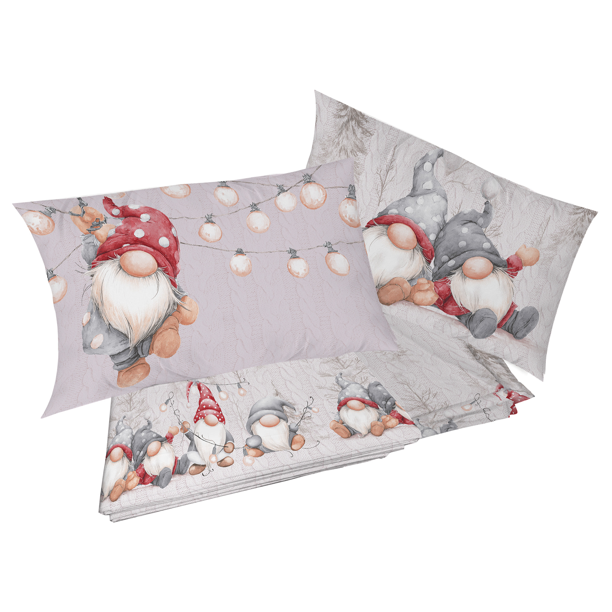 Completo letto nanetti eureka rosso