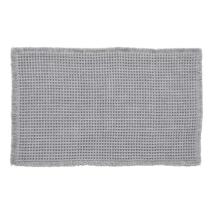 Tapis Waffle 80x50cm gris