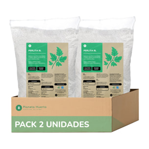 PLANETA HUERTO | Perlita 16 Litros | Mejora la Aireación y Drenaje del Sustrato | Ideal para Cultivo y Jardinería