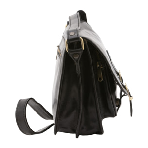 Borsa a tracolla  da donna In Vera pelle Made in Italy 27,5x22x12 cm