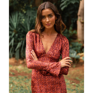Vestido de terciopelo corte sirena