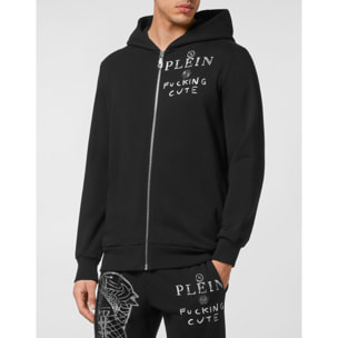 PHILIPP PLEIN Chándal: Sudadera con capucha y pantalón TEDDY