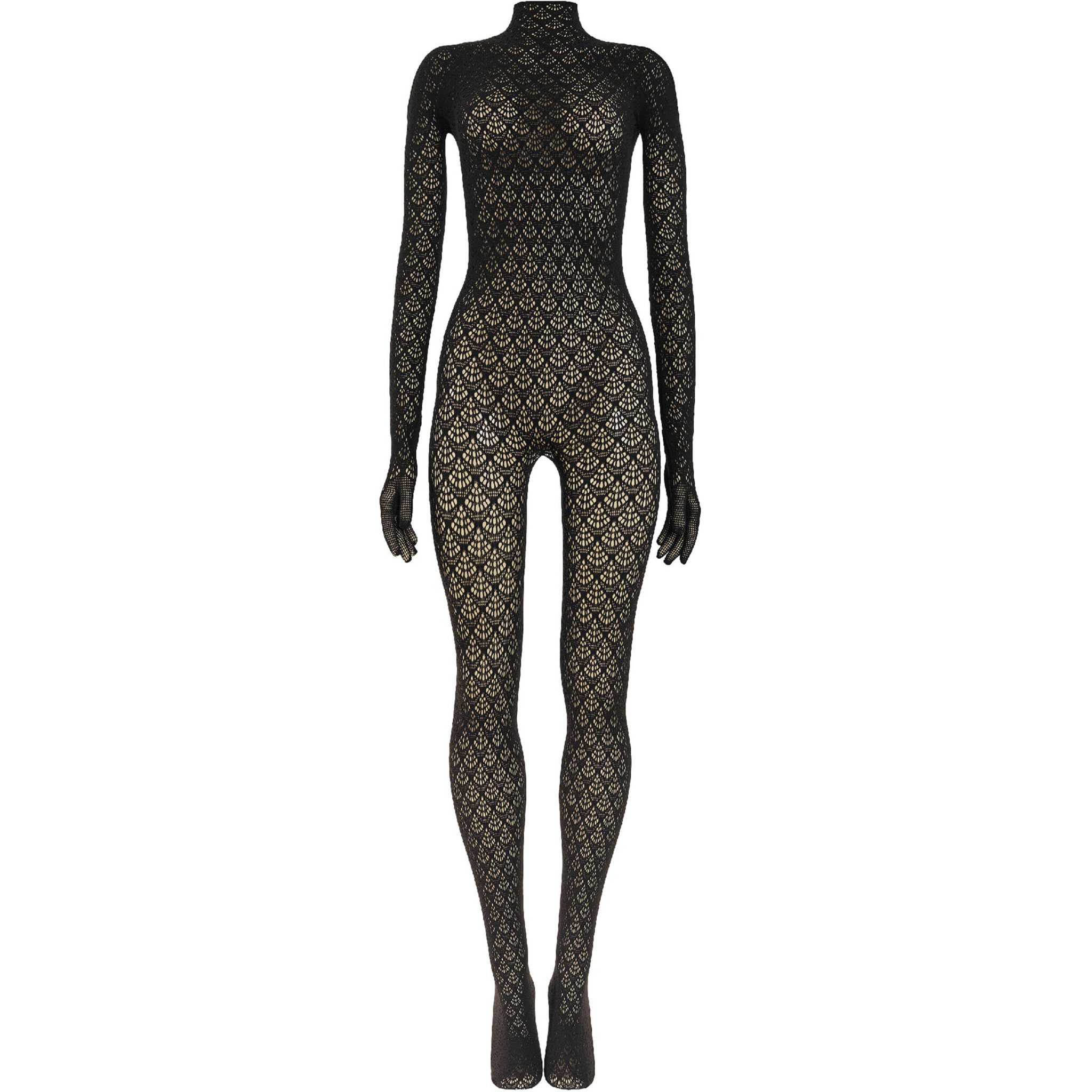 Tuta aderente Mermaid Net Catsuit