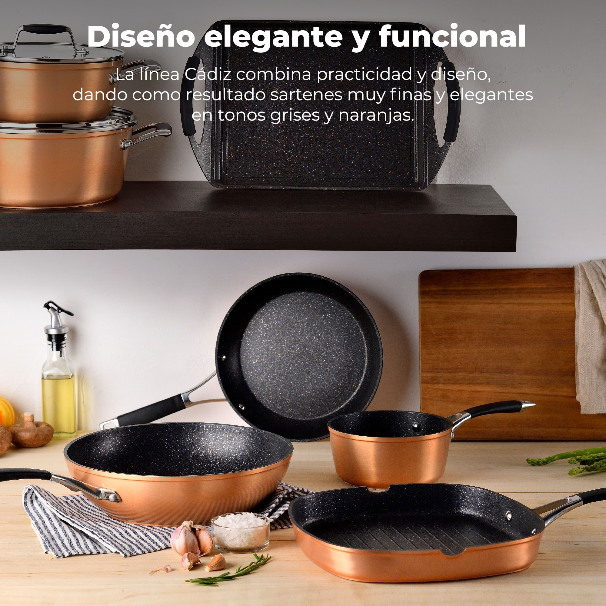 Sartén de aluminio forjado ind cadiz