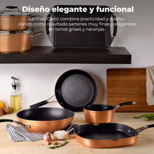 Sartén de aluminio forjado ind cadiz