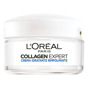 Crema Viso Idratante Rimpolpante Collagen Expert con Peptidi di Collagene e Glicerina 50ml