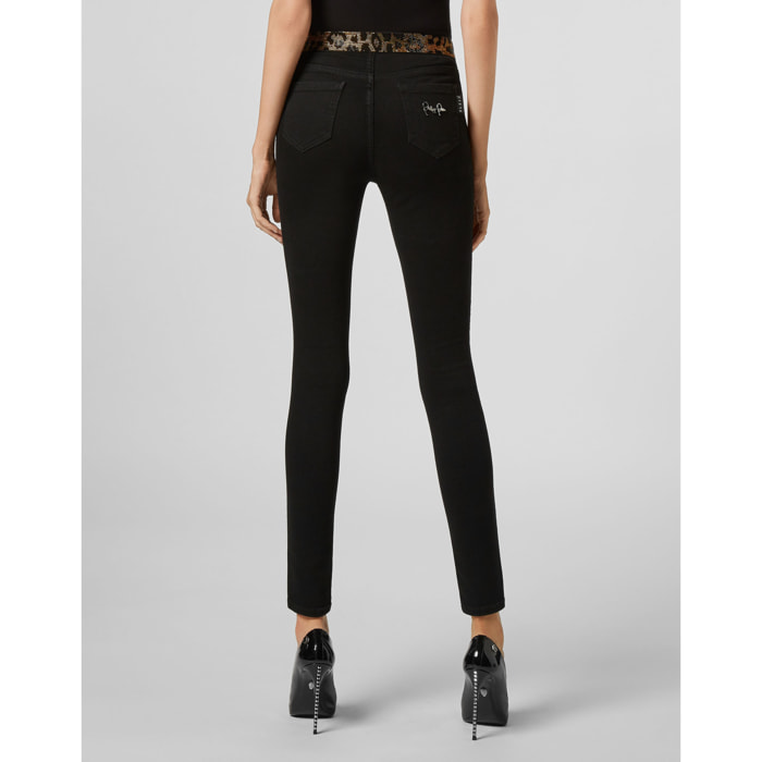 PHILIPP PLEIN High Waist Leopard