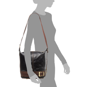 Alvito borsa a tracolla - zaino Donna. Pelle autentica - Sauvage.