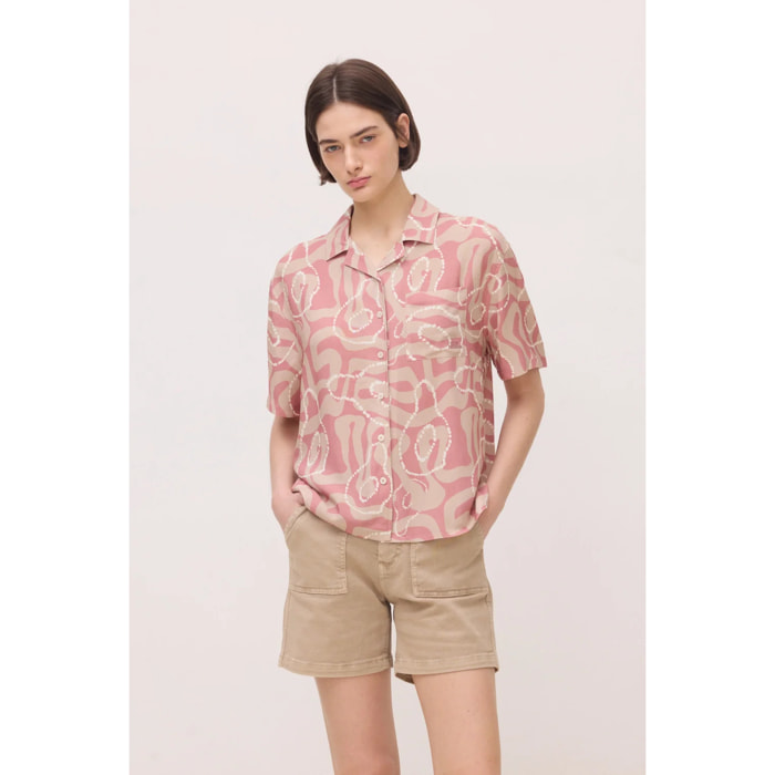 CAMISA MANGA CORTA MUJER TRIBE SORBET