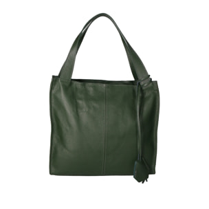 Borsa a spalla da donna - Modello Seraphina Ultra - Vera pelle - 34.0 x 32.0 x 11.0 cm