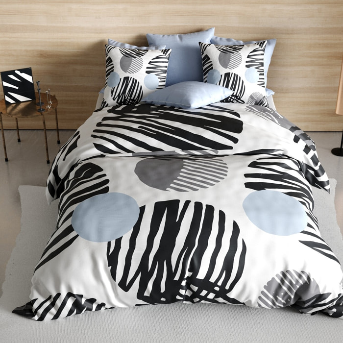 Parure de couette + 2 taies 100% microfibre 60gsm - cerclus