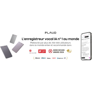 DICTAPHONE PLAUD Note Noir