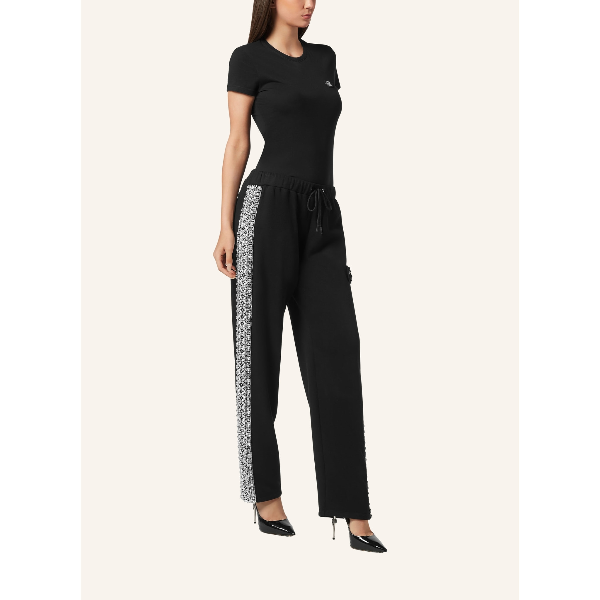 PHILIPP PLEIN Pantaloni da jogging CRYSTAL