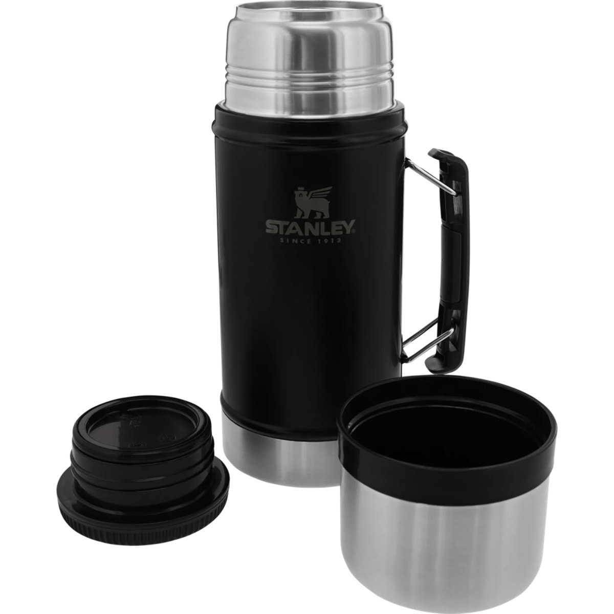 Fiambrera isotérmica - 0,94L - CLASSIC LEGENDARY FOOD JAR - Matte Black Pebble