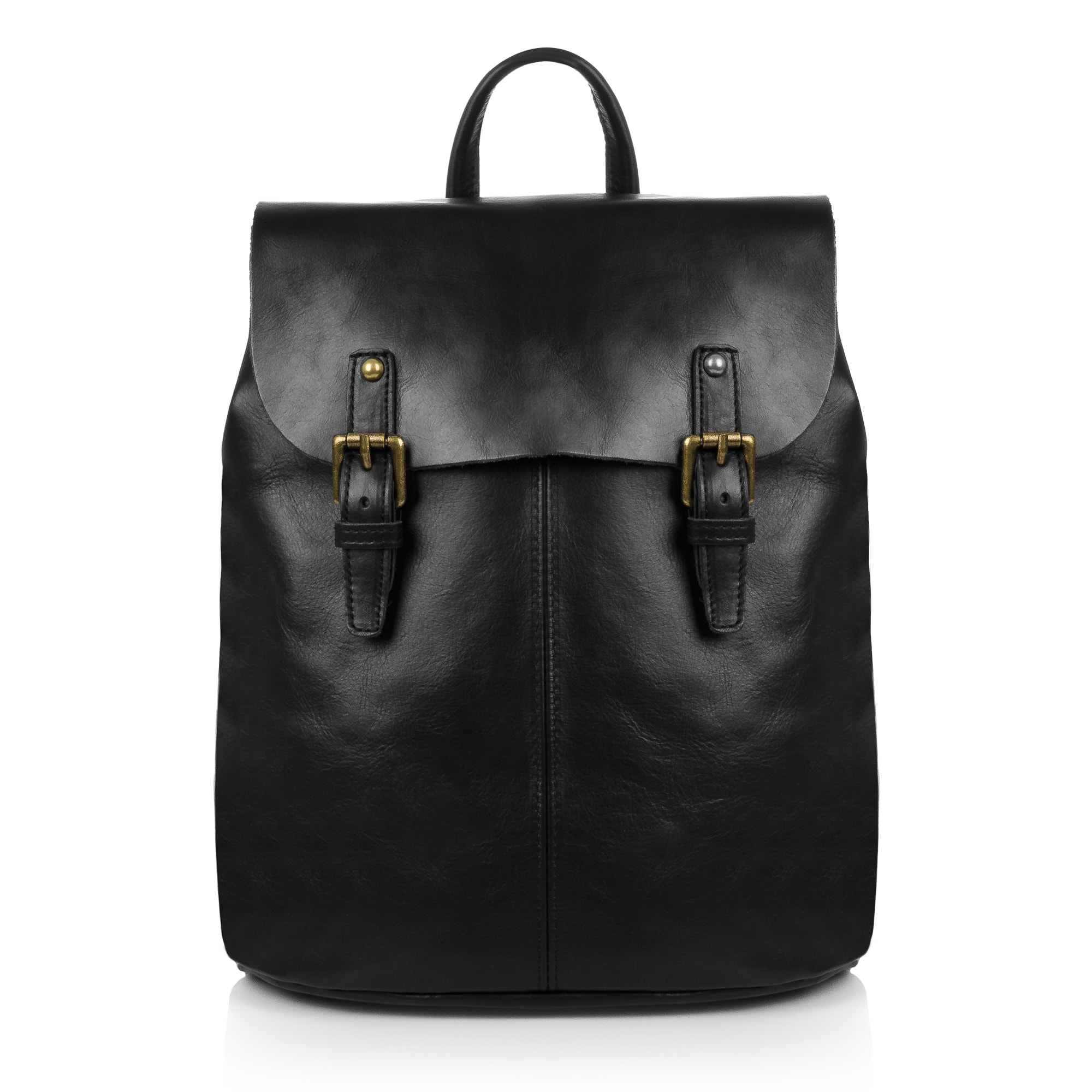 Asia Bolso mochila Mujer.Piel auténtica Dollaro