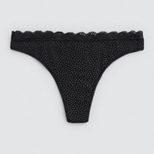 Confezione da 2 slip stampati con dettagli