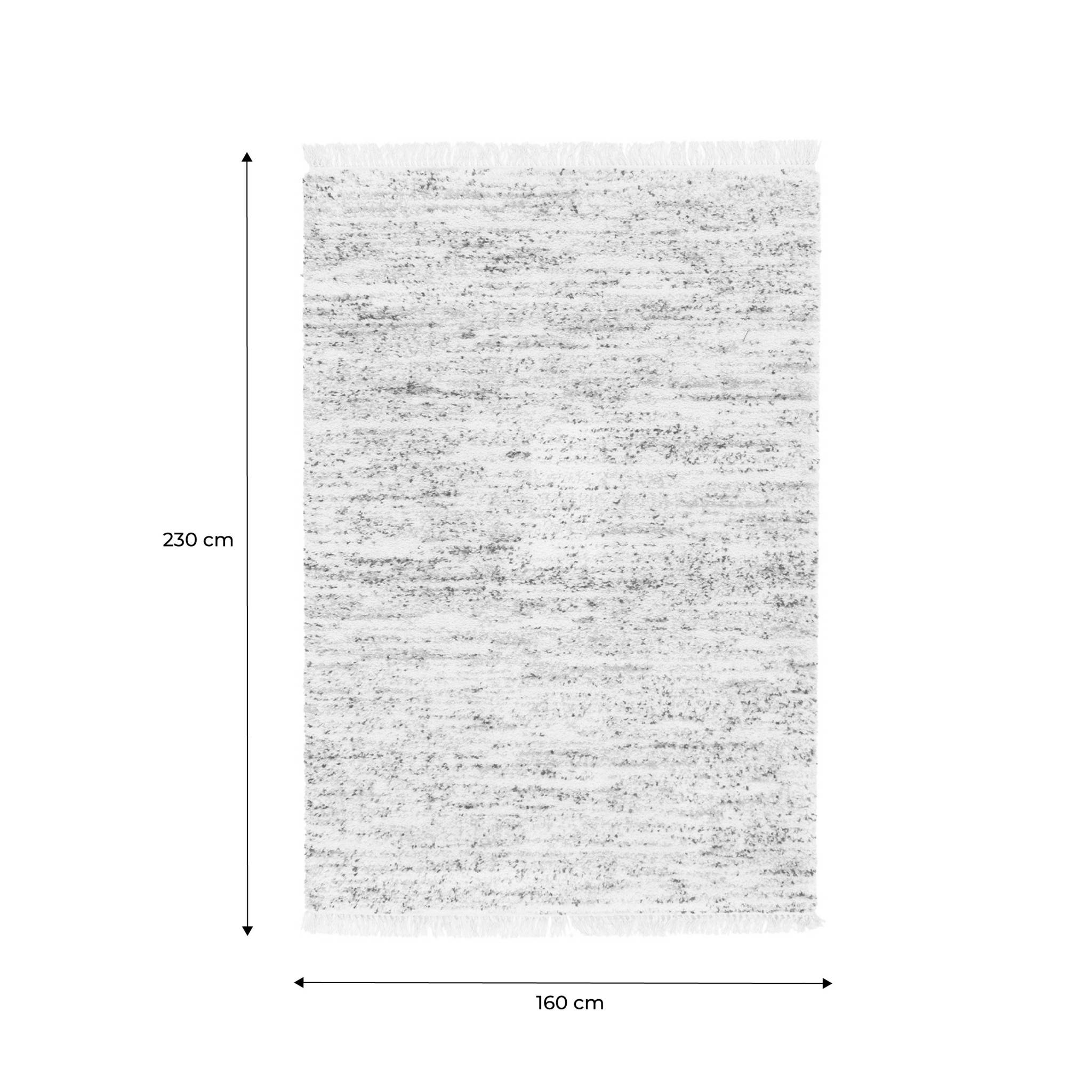 Tapis intérieur avec motif tacheté créme RICHIE
