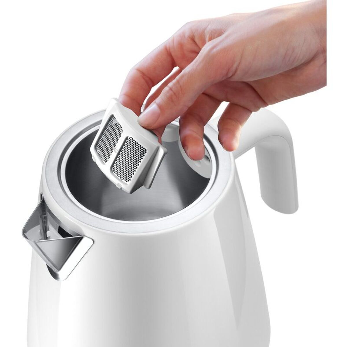 Bouilloire à température réglable DELONGHI Eclettica KBY2011.W