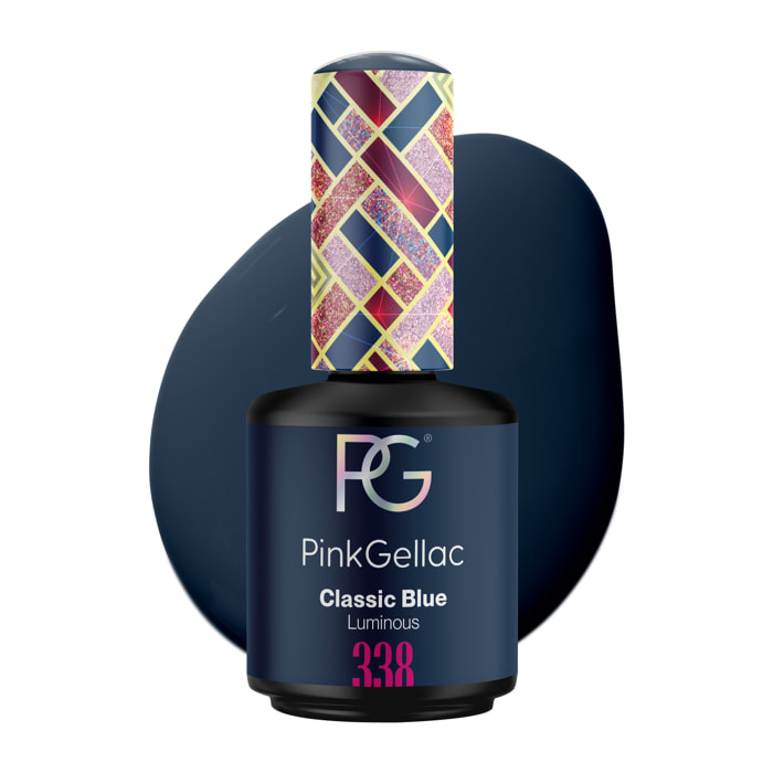 Vernis semi-permanent - 338 Classic Blue - 15 ml