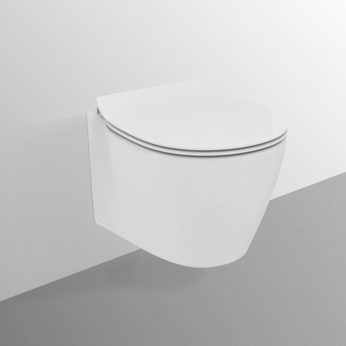 IDEAL STANDARD WC suspendu compact Connect space avec abattant