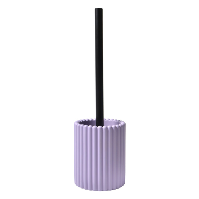 Brosse Wc avec support Polyresine KEONI Lavande MSV