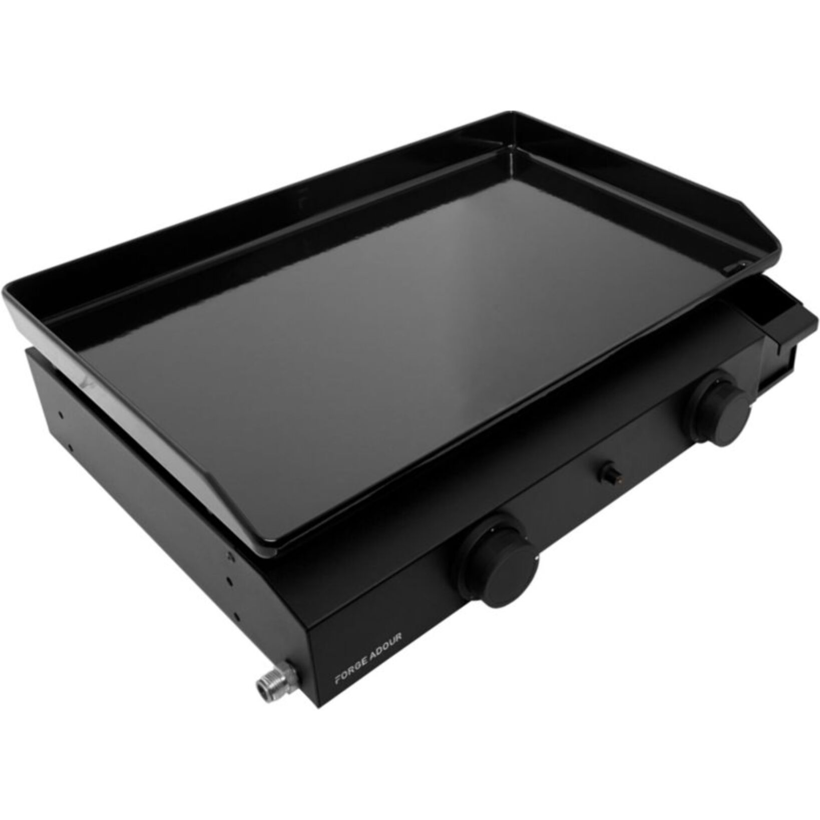 Plancha gaz FORGE ADOUR Base 60 Acier 2 brûleurs à poser, 57.5x37.9 cm