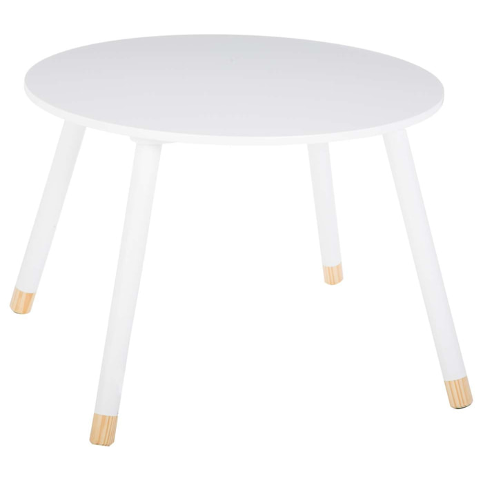 Table enfant leonor blanc 60x43cm