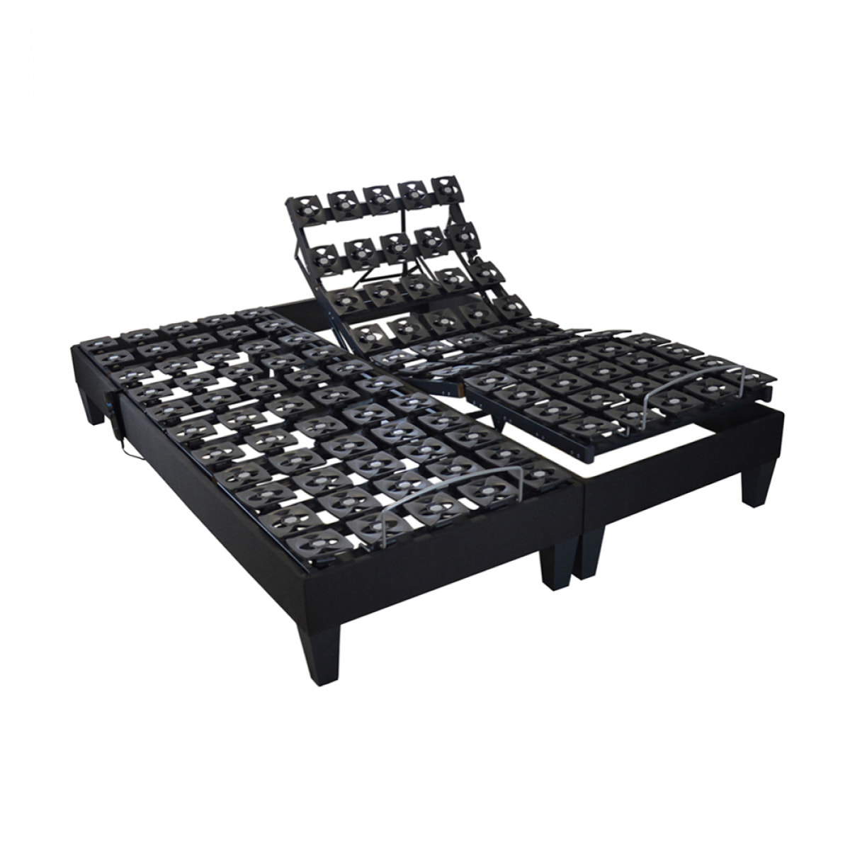 Ensemble Electrique Mondor | 2 Matelas + 2 Sommiers | 2 x 80 x 200 cm