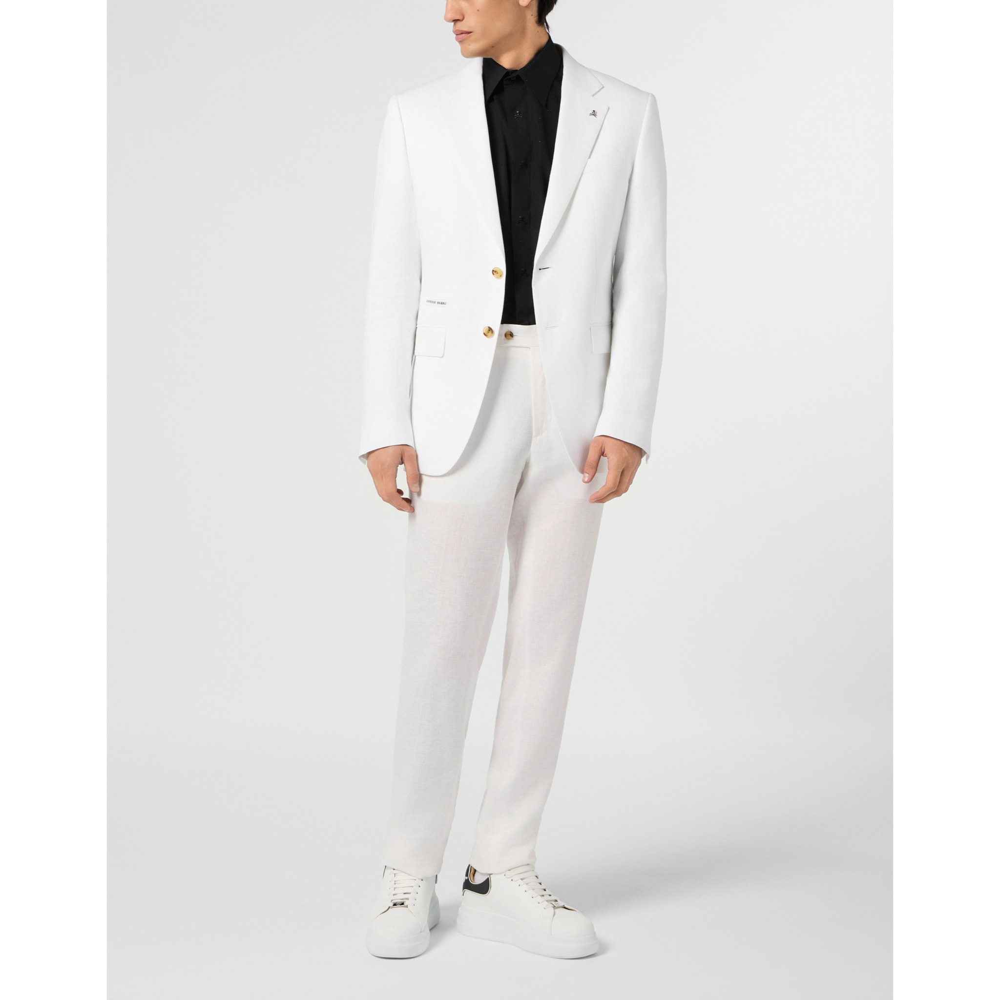 PHILIPP PLEIN Linen Miami Vice Fit Blazer