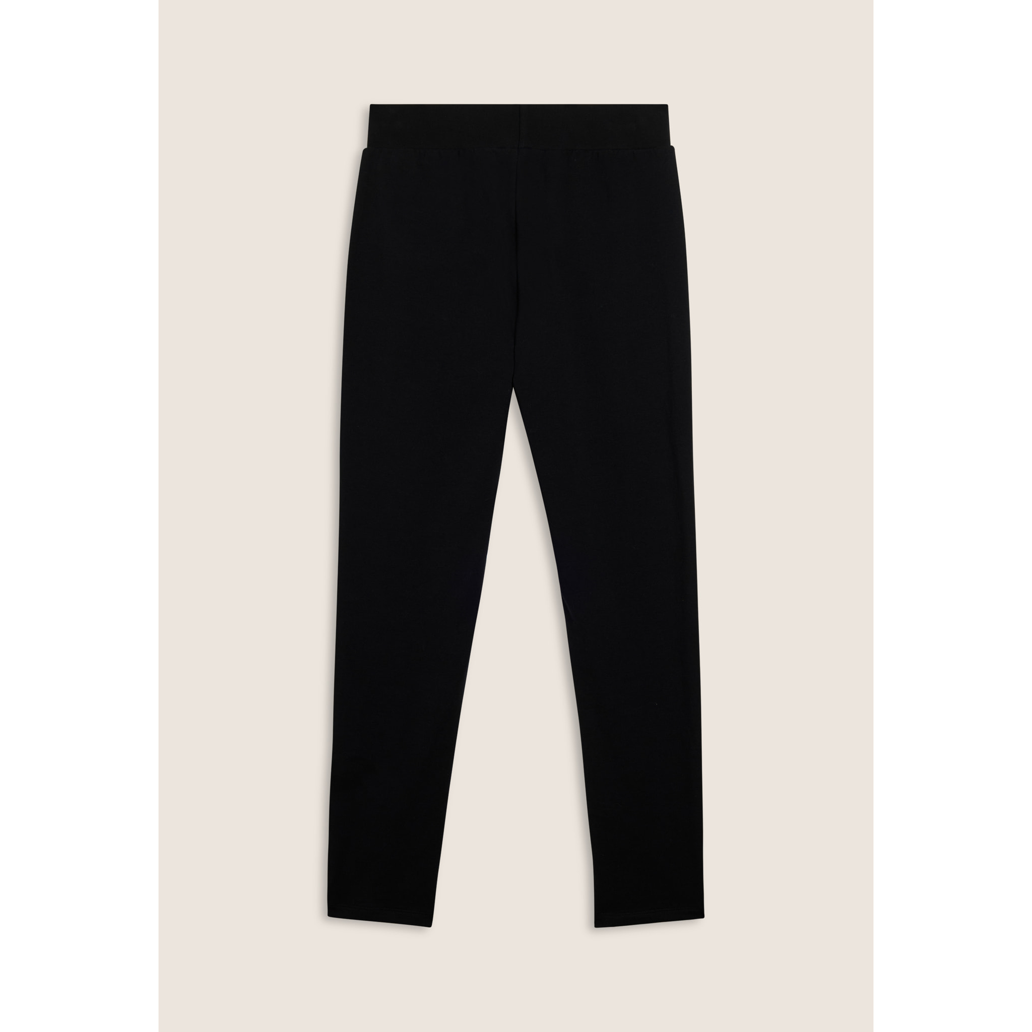 Pantaloni regular in felpa garzata con dettagli a trecce