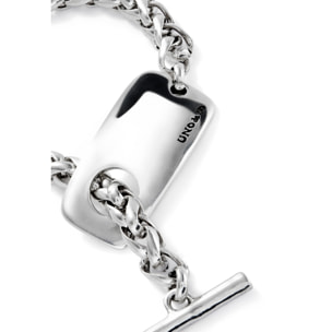 Pulsera SER NATURAL PLATEADO XL