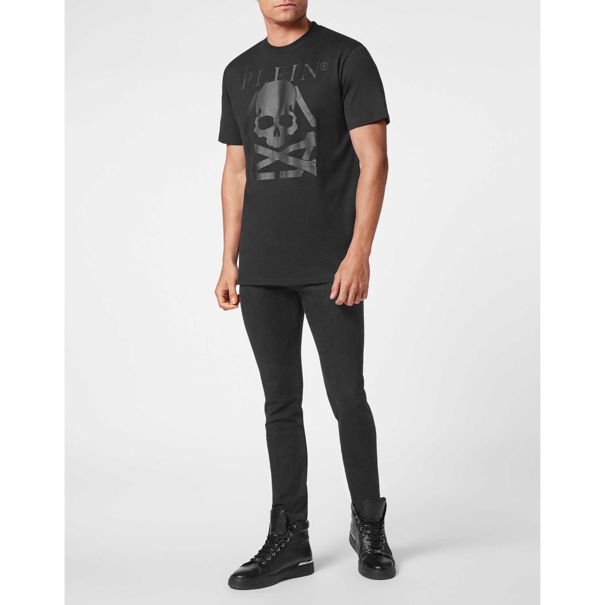 PHILIPP PLEIN Camiseta Cuello Redondo SKULL&BONES