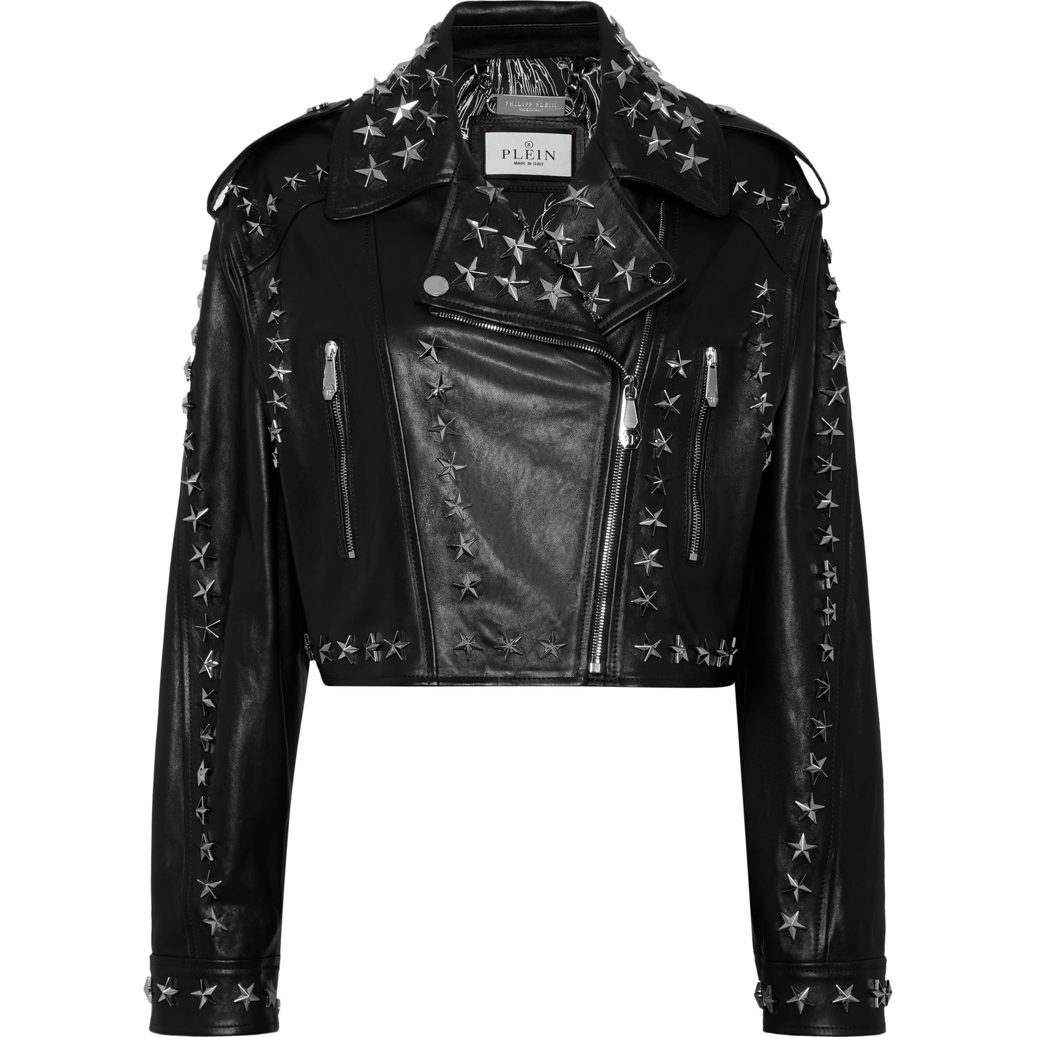 PHILIPP PLEIN Biker de cuero