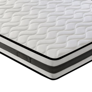 Materasso 160x200 Waterfoam - Ortopedico - Reversibile - 9 Zone di Comfort - Reversibile
