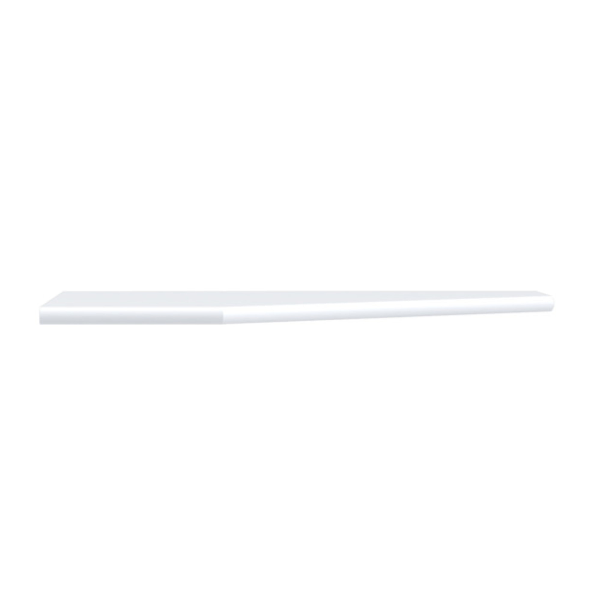 Plateau angle 90° pour liaison bureaux décor blanc - MIA