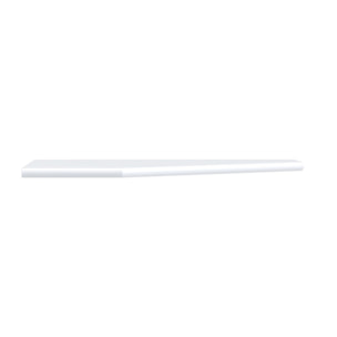Plateau angle 90° pour liaison bureaux décor blanc - MIA