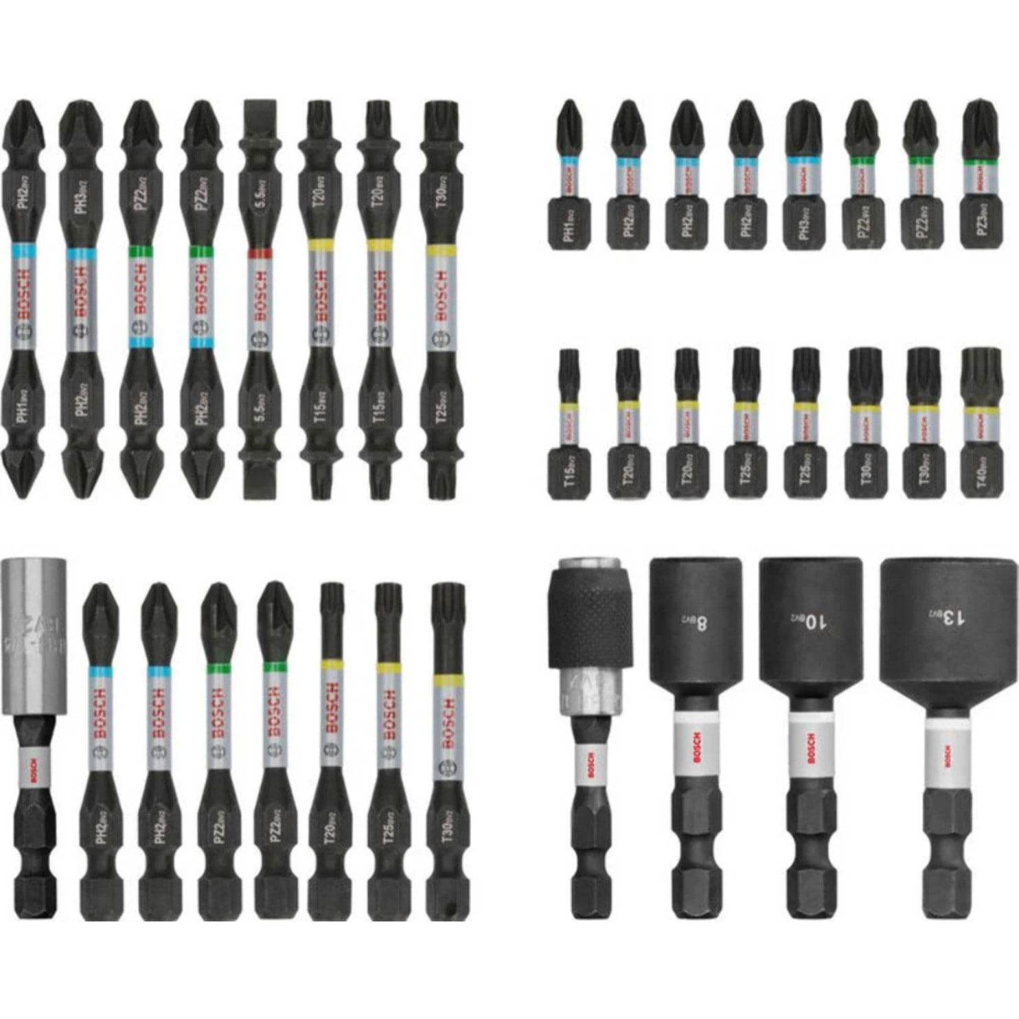 Jeu d'embouts de vissage PRO impact, 36 pcs. - BOSCH - 2608522517
