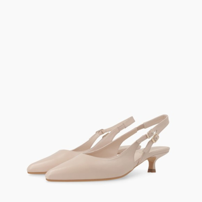 ZAPATOS DE SALÓN NUDE DALMATA